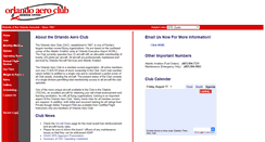 Desktop Screenshot of orlandoaeroclub.com