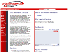 Tablet Screenshot of orlandoaeroclub.com